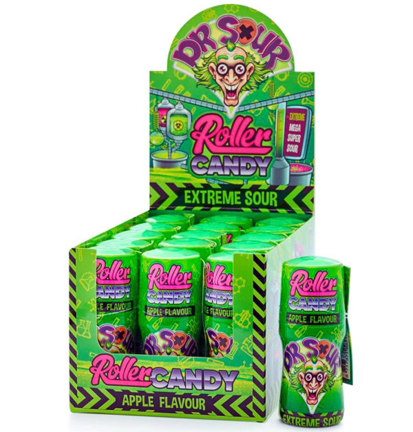 Dr. Sour Roller Candy Apple 40g