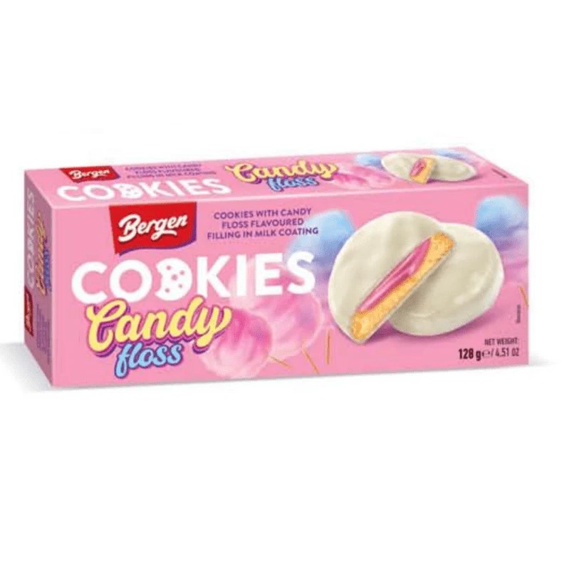 Bergen Cookies Candy Floss 128g