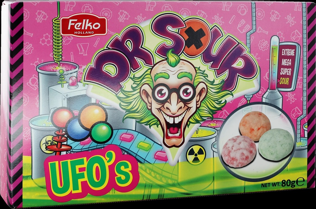 Dr. Sour Ufos 80g