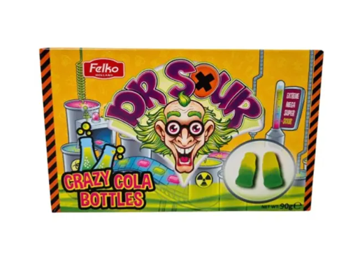 Dr. Sour Crazy Cola Bottles 90g