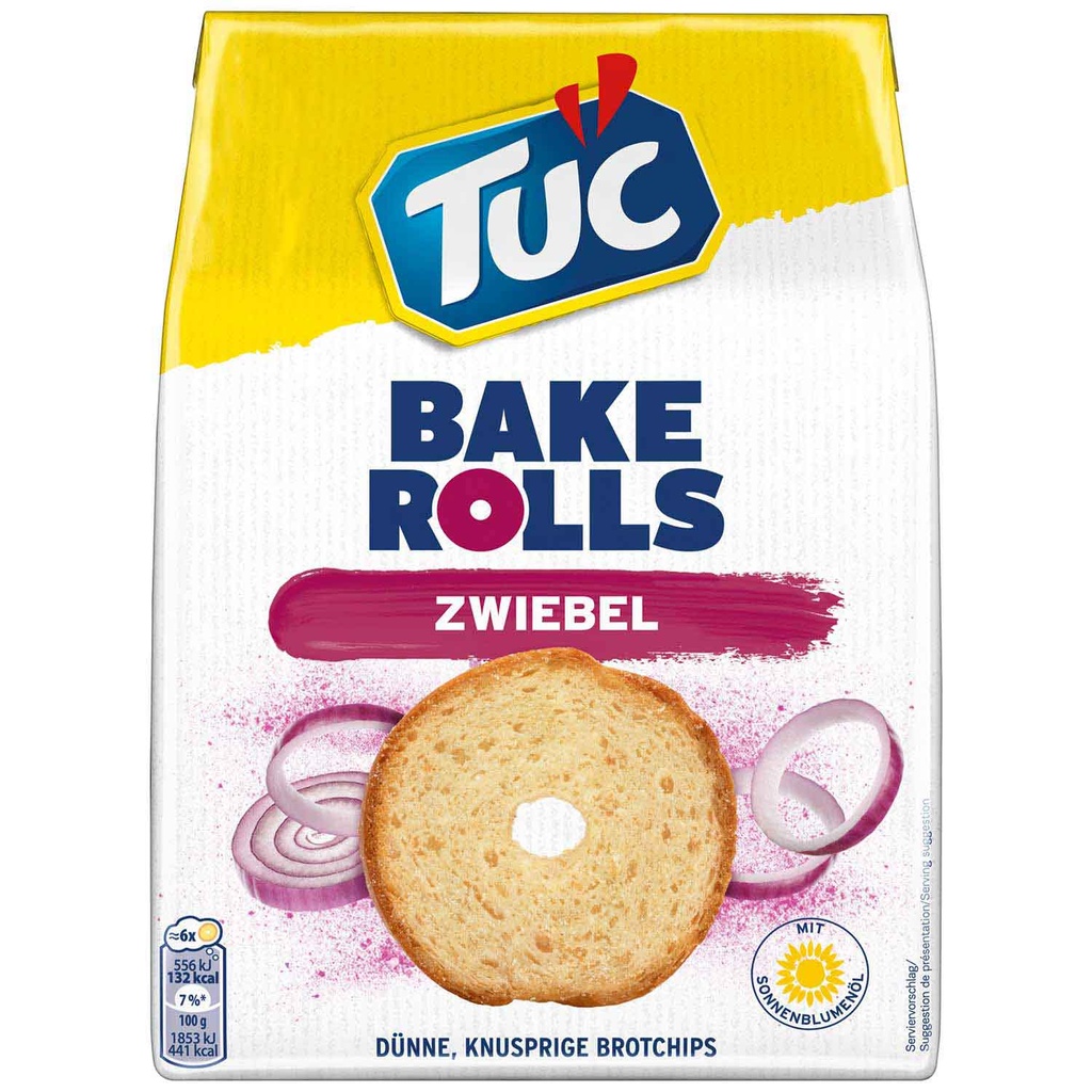 Tuc Bake Rolls Zwiebel 150g