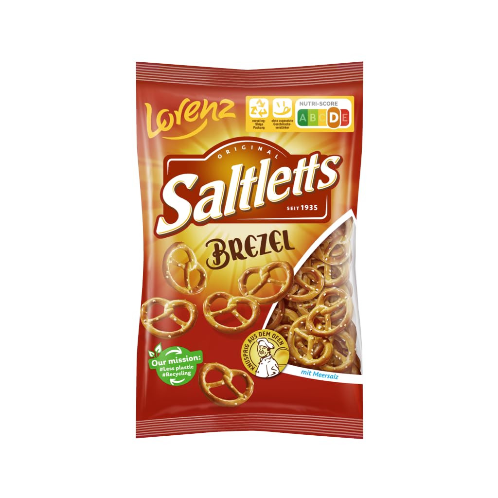 Saltletts Brezeln mit Meersalz 200g