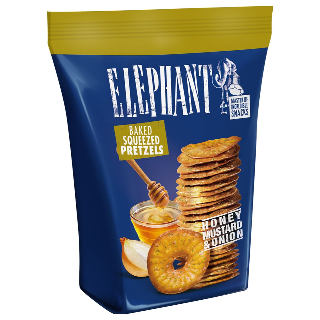 Elephant Baked Squeezed Pretzels 70g