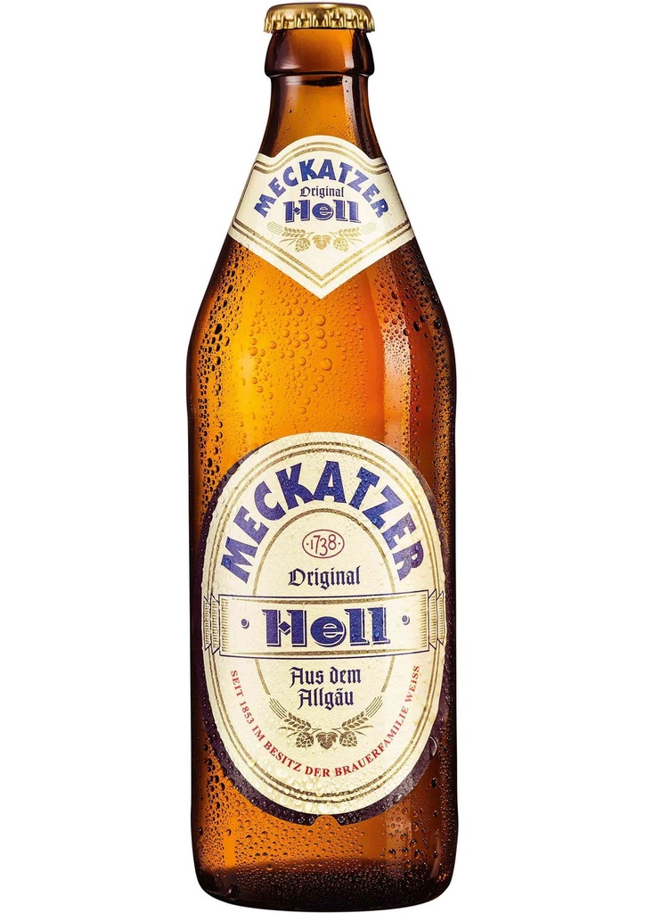 Meckatzer Hell 0,5l