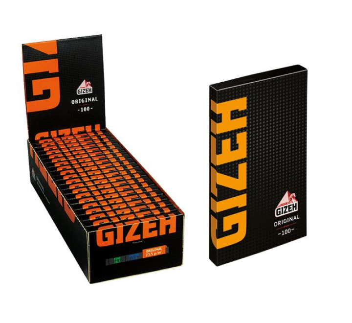 Gizeh Orange 100er Blättchen Magnet