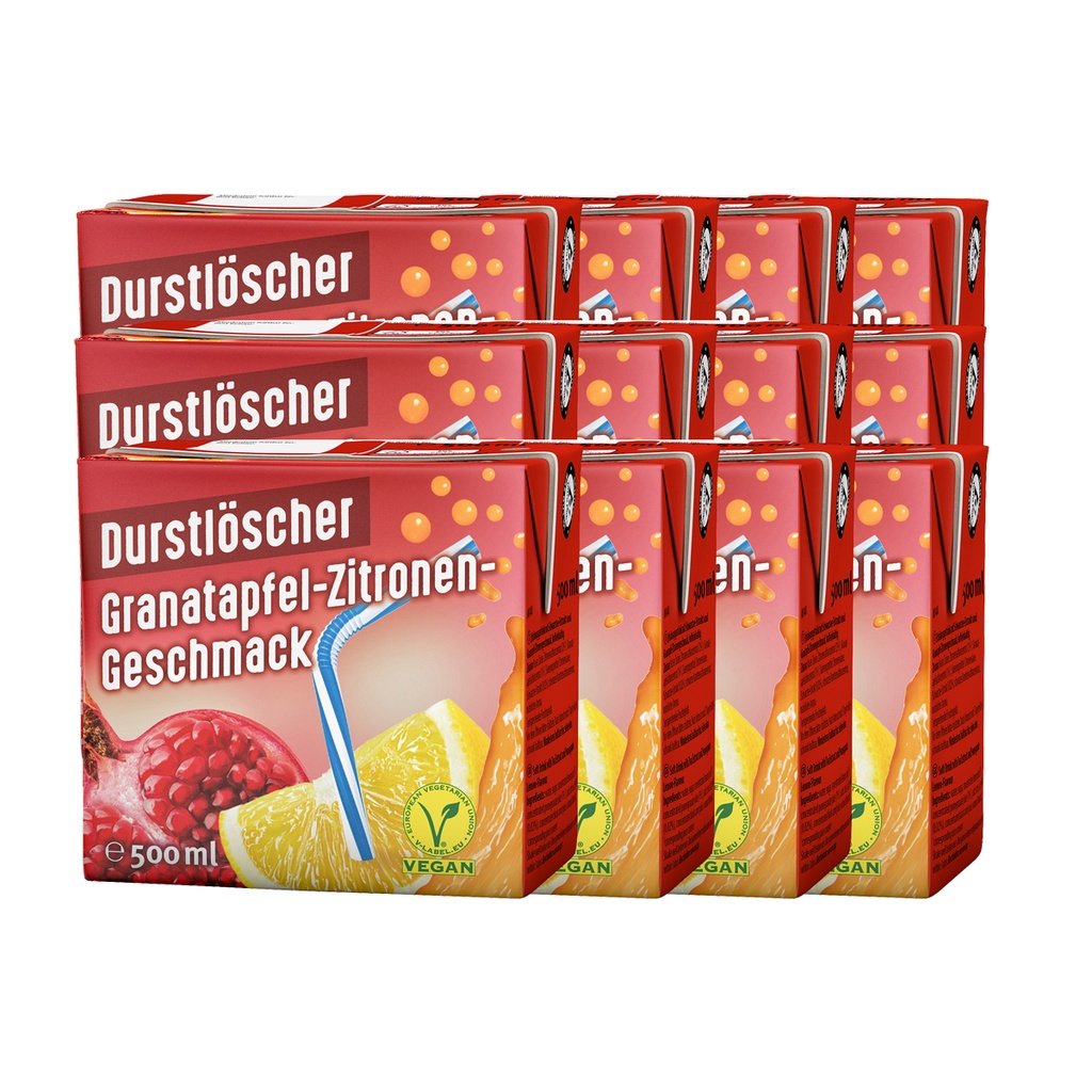 Durstlöscher Granatapfel Zitrone 0,5l
