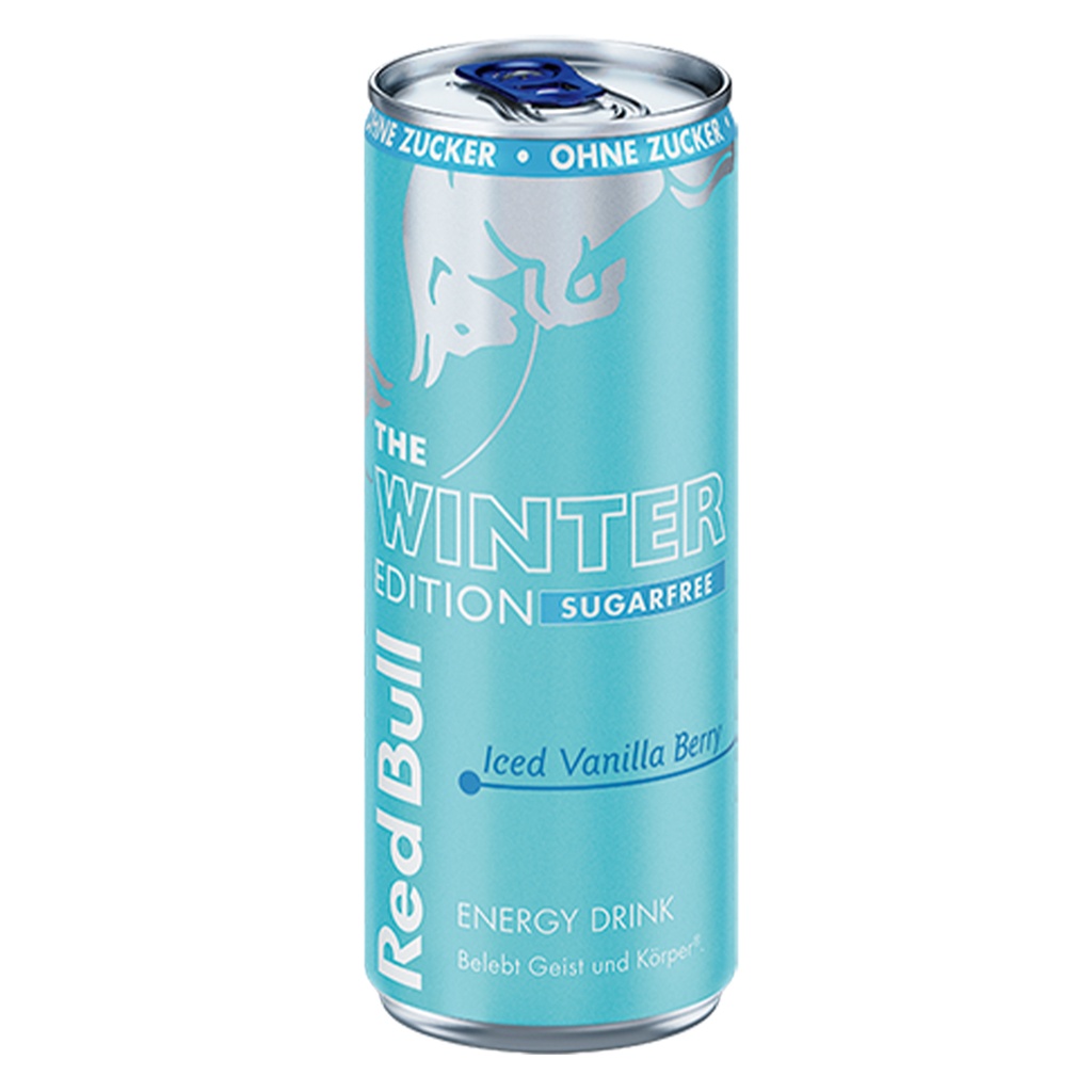 Red Bull Iced Vanilla Berry Zuckerfrei 0,25l