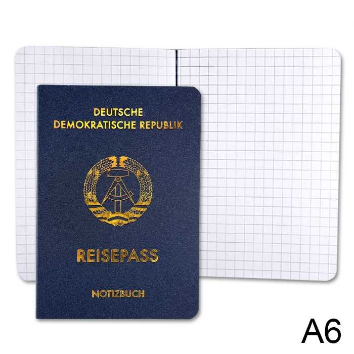 Notizbuch Reisepass DDR