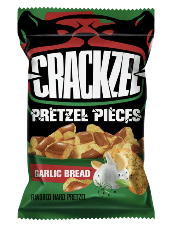 Crackzel Pretzel Pieces Garlic Bread 85g