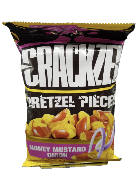 Crackzel Pretzel Pieces Honey Mustard Onion 85g