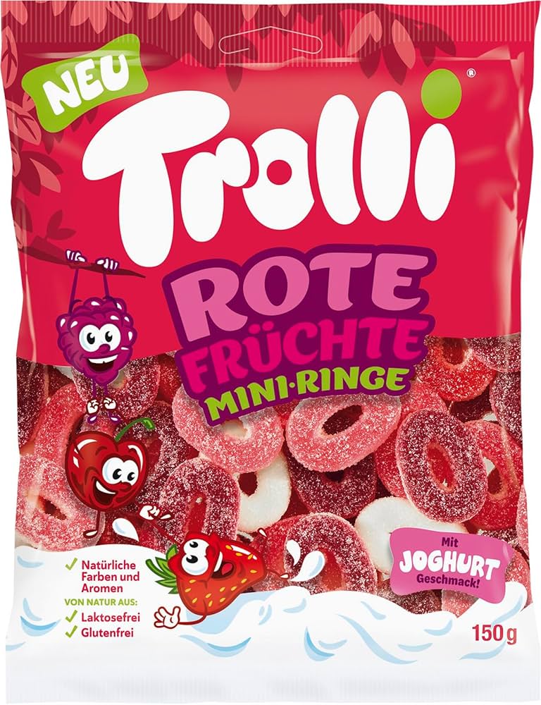 Trolli Rote Früchte Ringe 150g