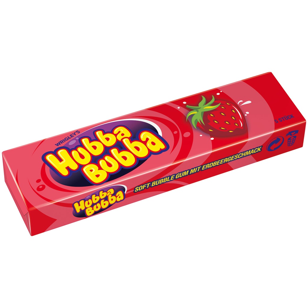 Hubba Bubba Strawberry 5 Stück