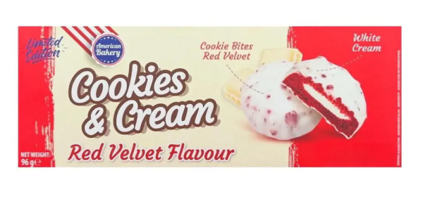 American Bakery Cookies & Cream Red Velvet 96g