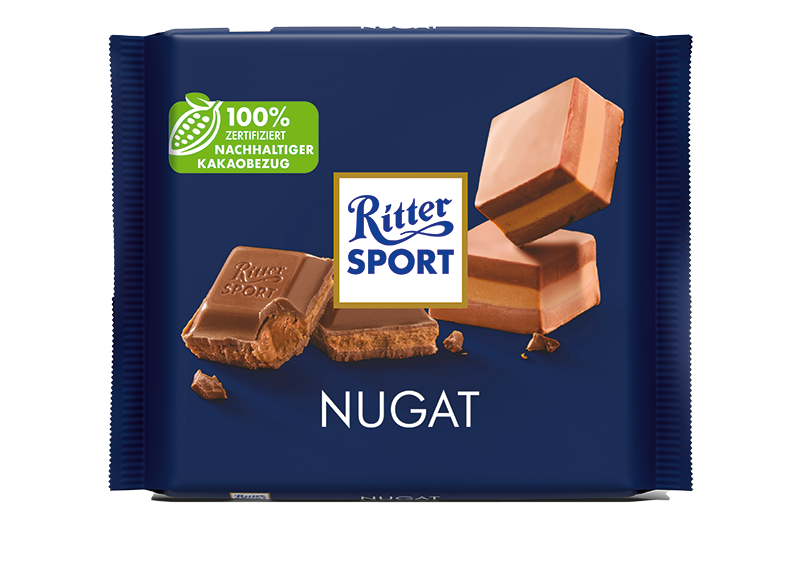 Ritter Sport Nugat Schokolade 100g