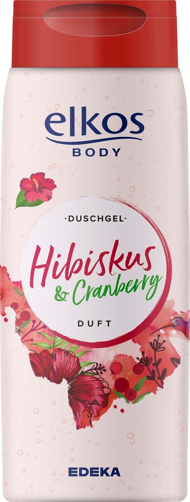 Elkos Duschgel Hibiskus & Cranberry 300ml