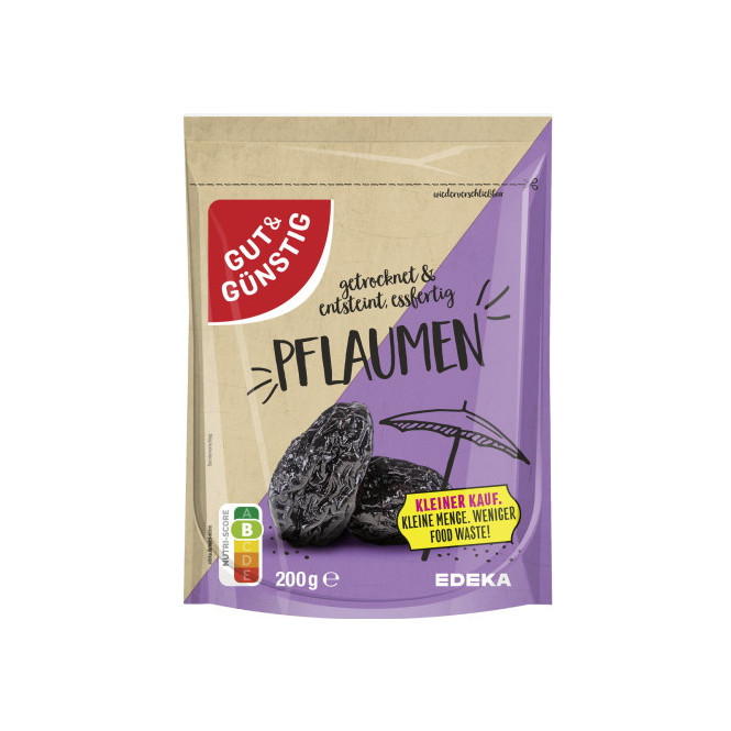 Gut & Günstig Trockenpflaumen 200g