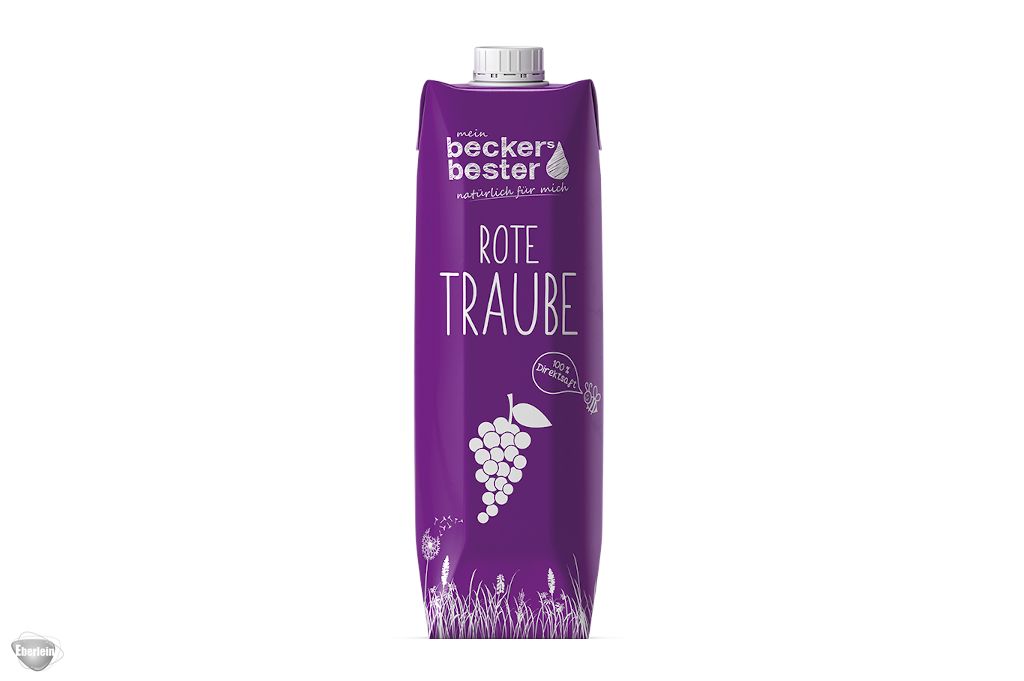 Beckers Bester Roter Traubensaft 1l