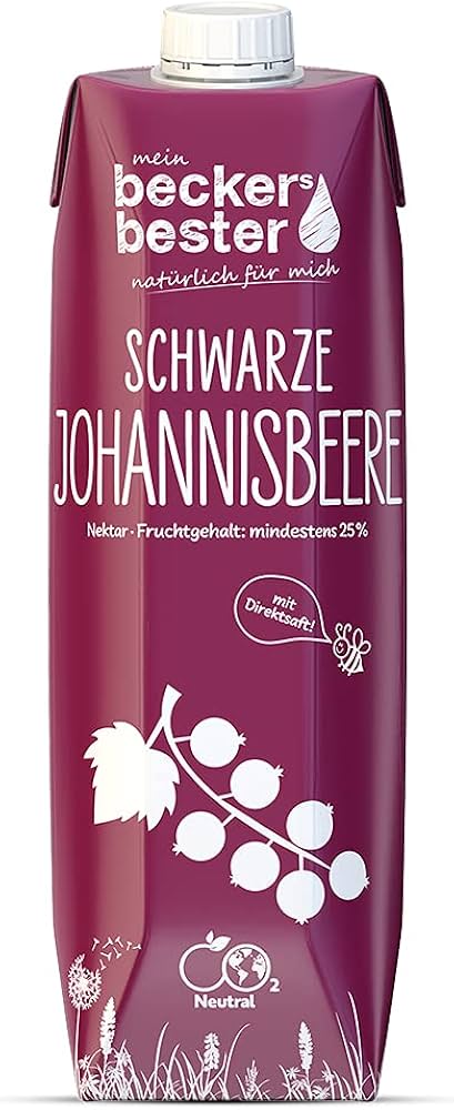 Beckers Bester Schwarzer Johannisbeer-Nektar 1l