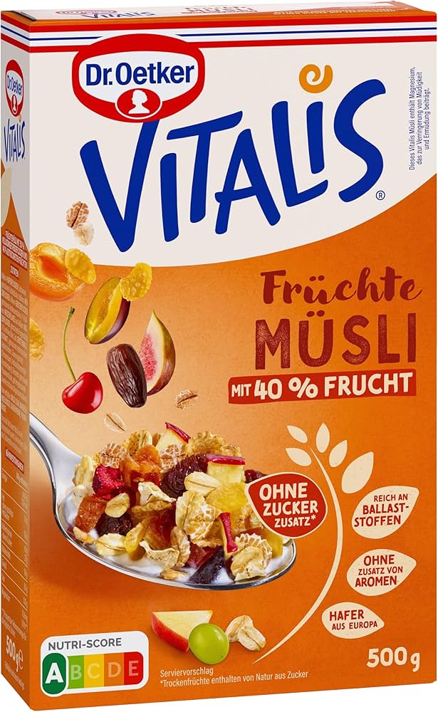 Dr. Oekter Vitalis Früchte Müsli 500g