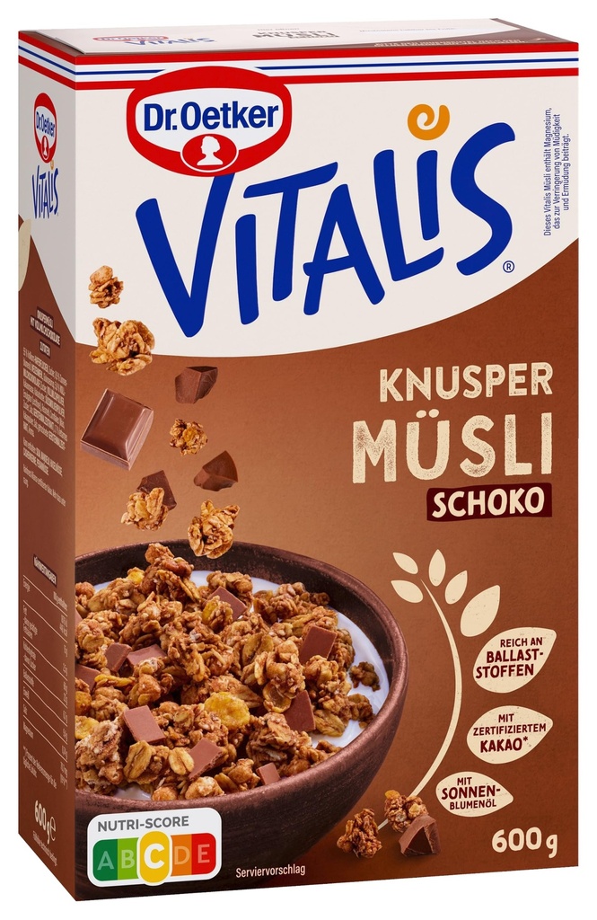 Dr. Oekter Vitalis Knusper Müsli Schoko 600g