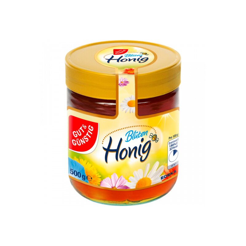Gut & Günstig Blütenhonig Flüssig 500g