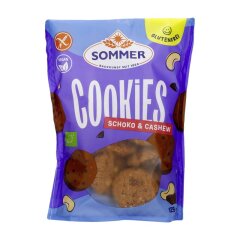 Sommer Choco & Cashew Cookies 125g