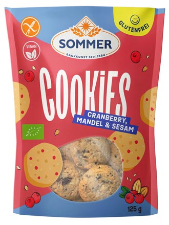 Cookies Cranberry Mandel & Sesam 125g