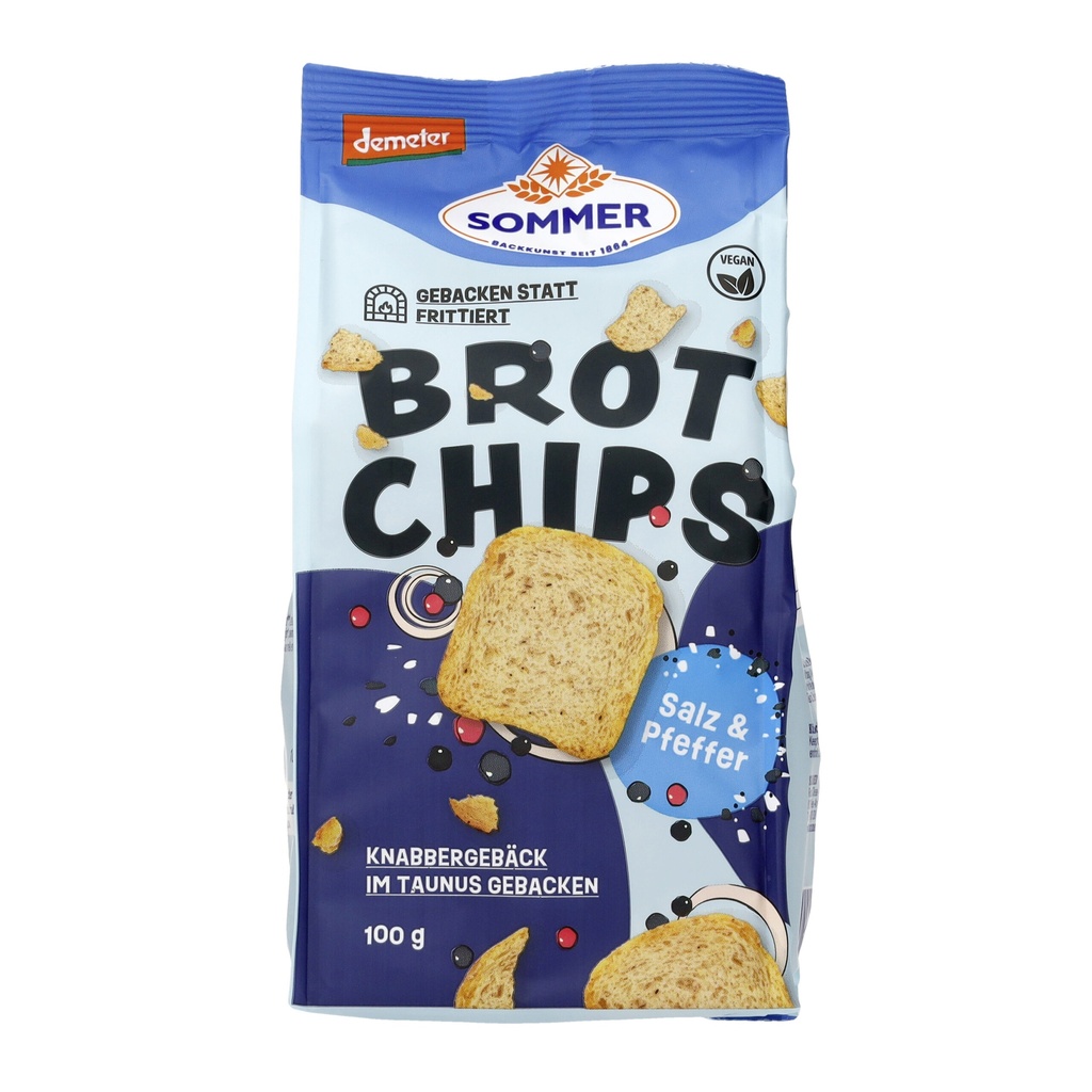 Brot Chips Salz & Pfeffer 100g