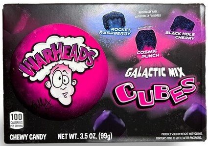 Warheads Galactic Mix Cubes 99g