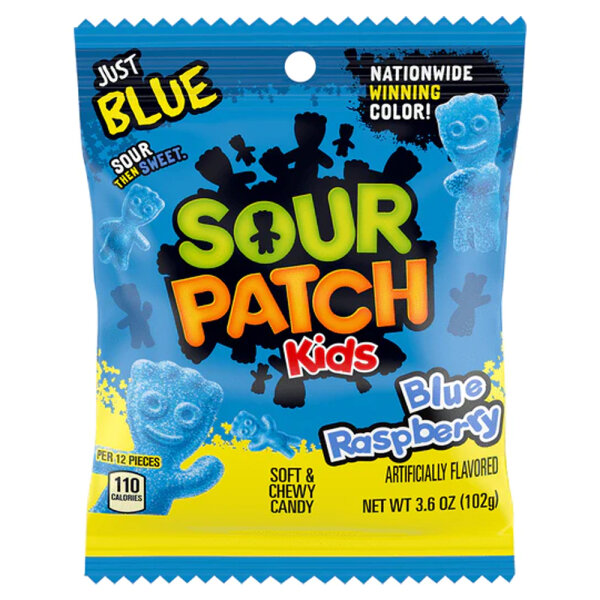 Sour Patch Kids Blue Raspberry 102g