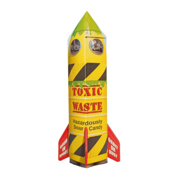 Toxic Waste Hazardously Candy Rocket 126g