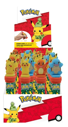 [P0001177] Pokemon Stamps With Candy 8g