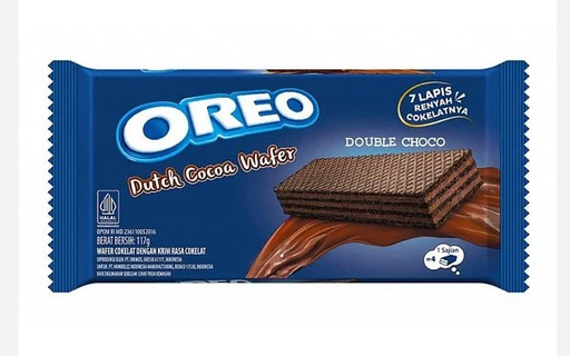 [P0001898] Oreo Dutch Cocoa Wafer Double Chocolate 117g