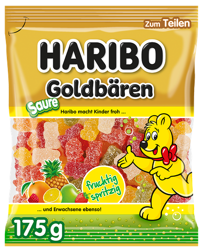 [P0002400] Haribo Saure Goldbären 175g