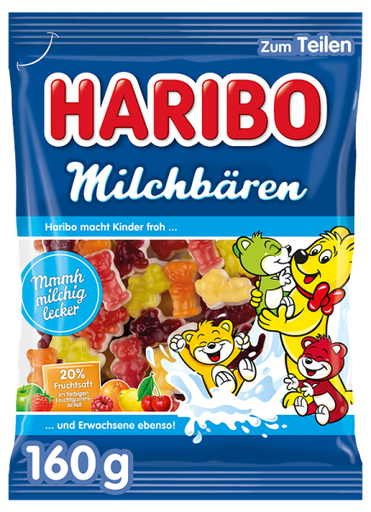 [P0002403] Haribo Milchbären 160g