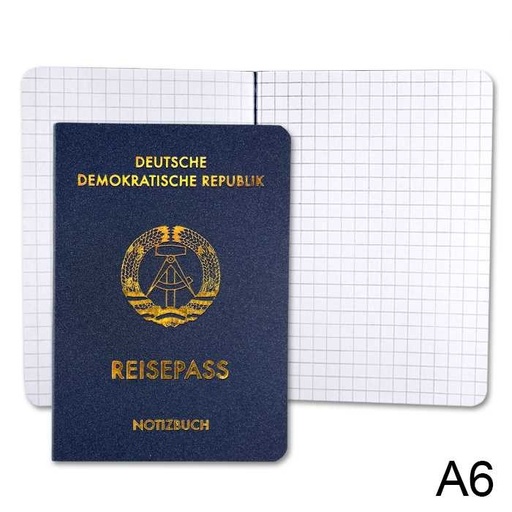 [P0003485] Notizbuch Reisepass DDR