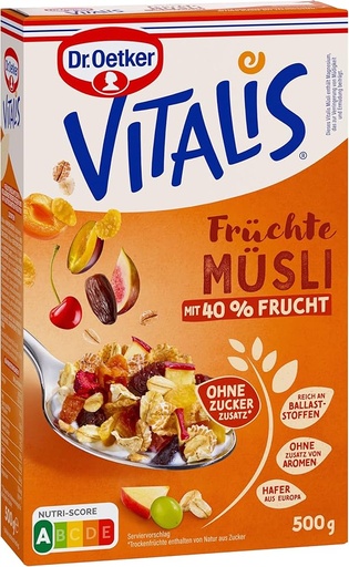 [P0004313] Dr. Oekter Vitalis Früchte Müsli 500g