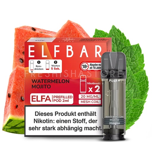 [P0004441] Elfbar Elfa Watermelon Mojito Pod 2er