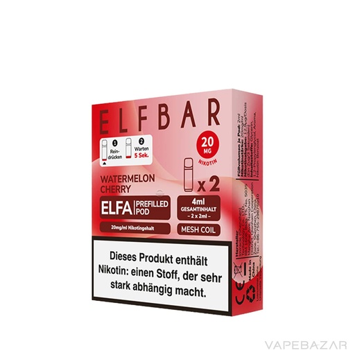[P0004443] Elfbar Elfa Watermelon Cherry Pod 2er