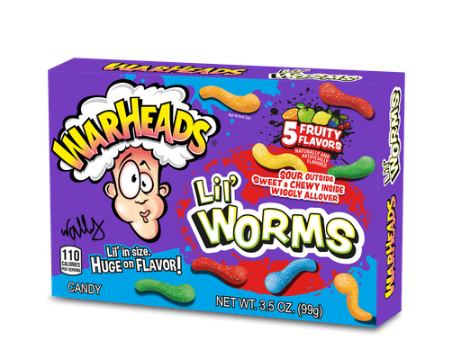 [P0000441] Warheads Lil Worms 99g