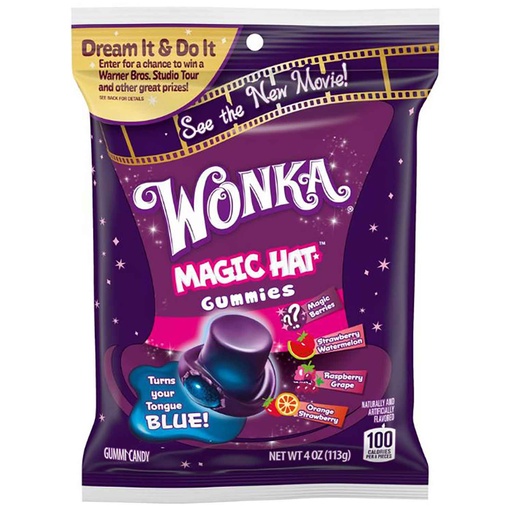 [P0000486] Wonka Magic Hat Gummies 113g